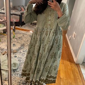 🥝🌸Ethnic by outfitters mint kurti 🌸🥝